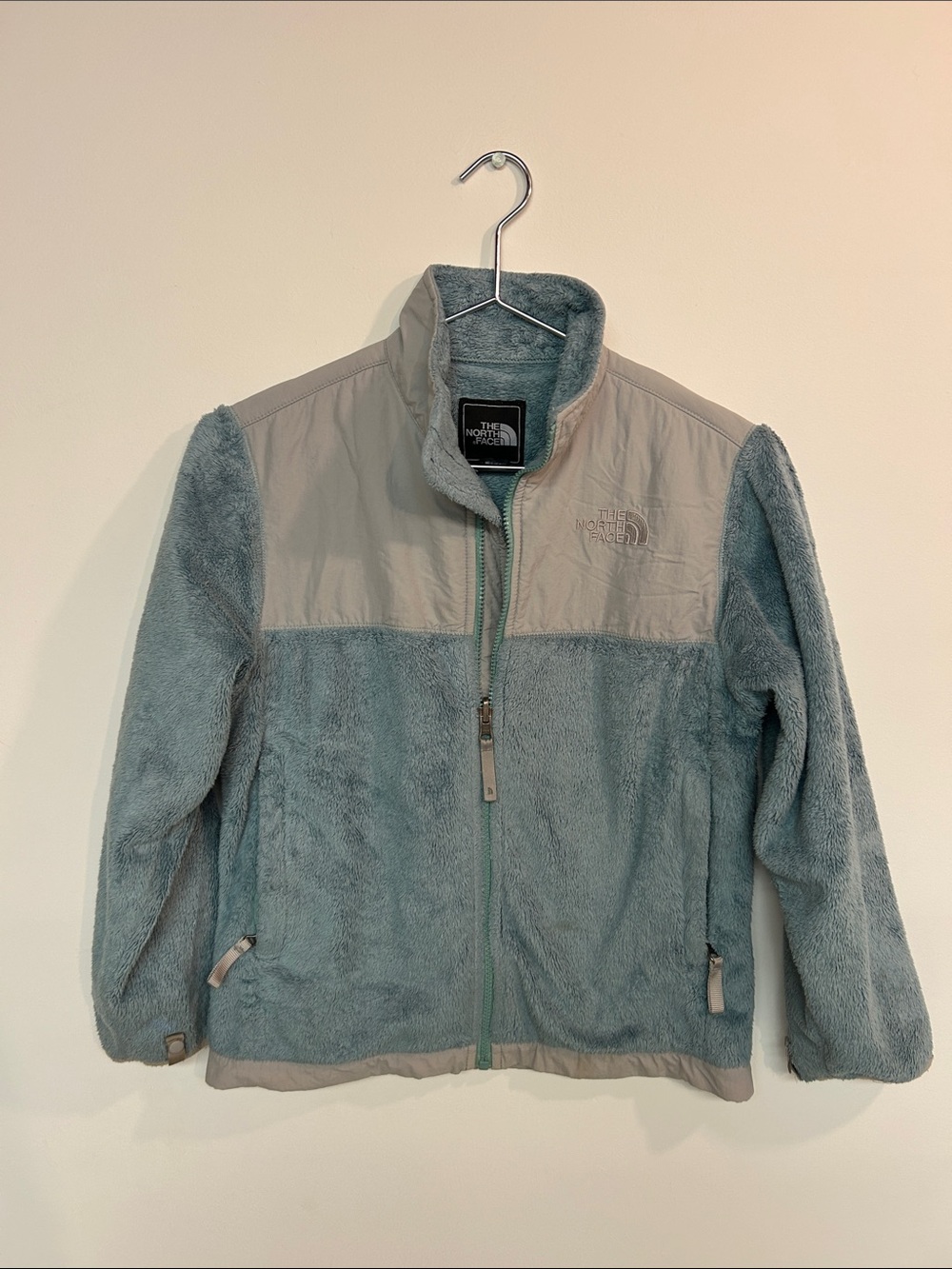 The North Face Kids' Light Blue Puffer Fleece Jacket